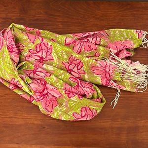 Lilly Pulitzer Murphy Scarf in Silk & Cashmere